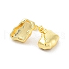 Rack Plating Brass Stud Earring EJEW-C078-01A-G-2