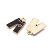 Alloy Enamel Charms ENAM-S121-064A-2