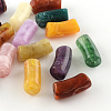 Tube Imitation Gemstone Acrylic Beads OACR-R045-M-1