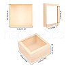 Platane Wood Box CON-WH0076-59B-2