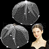 Polyester Mesh Bridal Veils AJEW-WH0470-10A-7