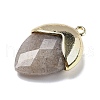Natural Sunstone Pendants G-U019-03B-03-2