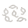 Non-Tarnish 201 Stainless Steel Pendants STAS-L244-04Q-P-1