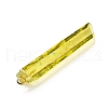 Electroplated Natural Quartz Pendants G-P315-B01-02G-2