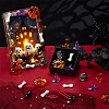  60Pcs 6 Styles Halloween Themed Plastic Beads FIND-PH0021-98-5