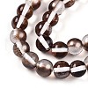 Baking Painted Transparent Glass Beads Strands DGLA-N011-10mm-09-3