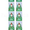 200Pcs Christmas Theme Paper Self-Adhesive Stickers DIY-M070-02R-2