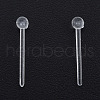 Plastic Tiny Ball Stud Earrings EJEW-N022-01A-1