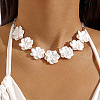3D Flower Acrylic Choker Necklaces for Women FS-WG74B07-03-1