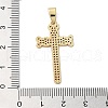 Brass Micro Micro Pave Clear Cubic Zirconia Pendants KK-A212-01D-G-3