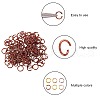 6 Colors Aluminum Wire Open Jump Rings ALUM-JP0001-01D-4