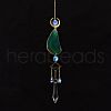 Natural Agate Piece Hanging Ornaments PW-WG42030-04-1