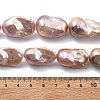 Natural Nucleated Pear Beads Strands PEAR-B004-15M-06C-5