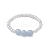 Glass Seed Beads Stretch Rings RJEW-JR00716-1