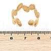 304 Stainless Steel Open Cuff Rings for Women RJEW-A056-02G-4