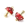 Brass Enamel Pendants KK-A252-13C-G-2
