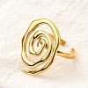 304 Stainless Steel Cuff Open Rings for Women RJEW-V014-10G-2