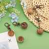 Wood Apple Box Jewelry Pendant Decoration HJEW-AB00430-5