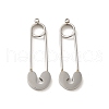 Non-Tarnish 304 Stainless Steel Pendants STAS-L022-382P-1