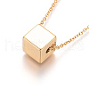 304 Stainless Steel Pendant Necklaces NJEW-F275-48G-1