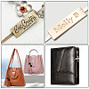 WADORN 20 Sets 2 Colors Zinc Alloy Bag Decorative Clasps FIND-WR0007-34-5