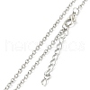 Alloy Resin Pendant Necklaces NJEW-B0003-08P-3