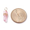 Natural Quartz Pendants PALLOY-JF01270-01-3