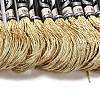 10 Skeins 12-Ply Metallic Polyester Embroidery Floss OCOR-Q057-A14-2