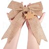 Linen Bowknot DIY-PH0001-76-3