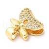 Rack Plating Brass Micro Pave Cubic Zirconia Pendants KK-A185-21G-3