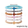 6Pcs Vibrant Boho Beaded Bracelet Set PW-WGC0643-01-4