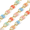 Ion Plating(IP) Brass Enamel Link Chains CHC-A008-01G-02-1