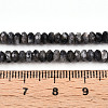 Natural Larvikite Beads Strands G-T141-46-5