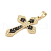 Ion Plating(IP) 304 Stainless Steel Enamel Rhinestone Pendants STAS-Q325-05D-G-2