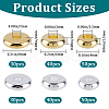 SOFPLATE Flat Round Brass Spacer Beads KK-SP0002-27-2