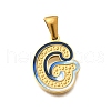 304 Stainless Steel Pendants STAS-K297-01G-G-1