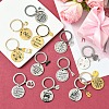 Alloy & 201 Stainless Steel Keychain KEYC-YW00102-01-4