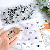 SUNNYCLUE 300Pcs 5 Colors Transparent Glass Beads GLAA-SC0002-42B-3