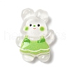 Translucent Resin Decoden Cabochons RESI-M039-02E-1