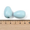 Spray Painted Wood European Beads WOOD-F017-10C-3