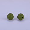 Round Silicone Focal Beads SI-JX0046A-137-2
