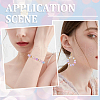 SOFPLATE 3 Strands Baking Painted Crackle Glass Bead Strands CCG-SP0001-02-6