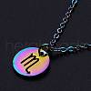 201 Stainless Steel Pendants Necklaces NJEW-S105-JN627-8-1