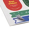 Christmas Theme Paper Sticker AJEW-Q151-02B-2