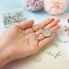 36Pcs 9 Styles 201 Stainless Steel Connector Charms STAS-PJ0001-32-17