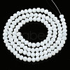 Electroplate Glass Beads Strands EGLA-A034-P4mm-A02-4