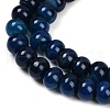 Dyed Natural Agate Beads Strands G-U030-A01-01-4