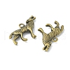 Tibetan Style Alloy Howling Wolf Pendants X-MLF1753Y-NF-2