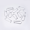 304 Stainless Steel Hoop Earrings STAS-L198-15A-P-1