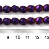 Electroplated Synthetic Magnetic Hematite Beads Strands G-I364-J01-03-4